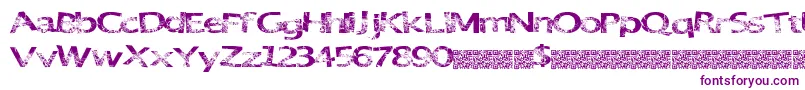 GreatParty Font – Purple Fonts on White Background