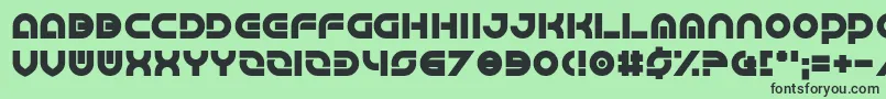 Шрифт Greatsby Gat – чёрные шрифты на зелёном фоне
