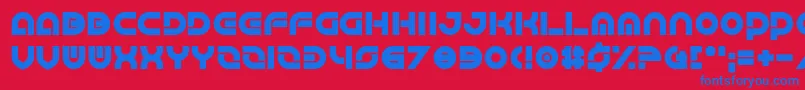 Шрифт Greatsby Gat – синие шрифты на красном фоне