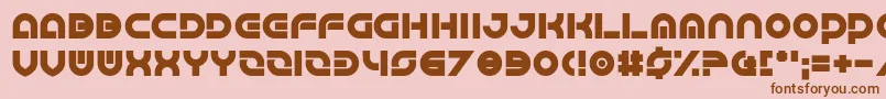 Greatsby Gat Font – Brown Fonts on Pink Background