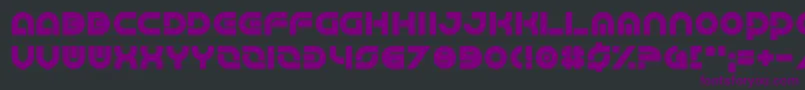 Greatsby Gat Font – Purple Fonts on Black Background