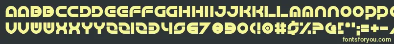 フォントGreatsby Gat – 黒い背景に黄色の文字