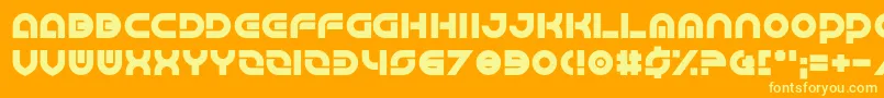 Greatsby Gat Font – Yellow Fonts on Orange Background