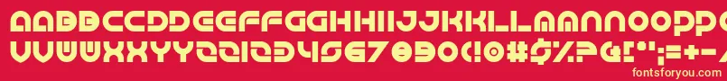 Шрифт Greatsby Gat – жёлтые шрифты на красном фоне