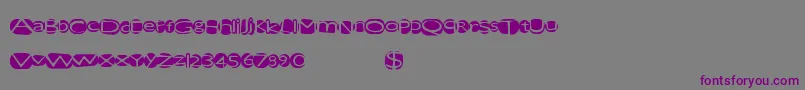 GreatStorm Font – Purple Fonts on Gray Background