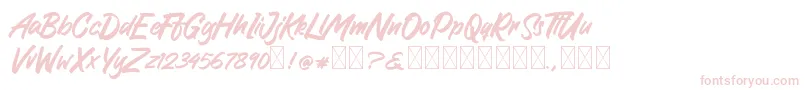 GreattongBrush Font – Pink Fonts