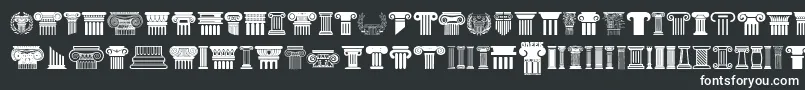 Greek Column Font – White Fonts