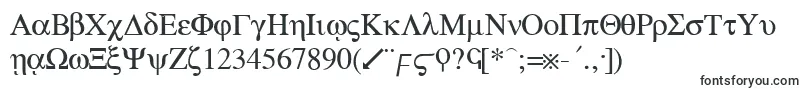 greek-fontti – Alkavat G:lla olevat fontit