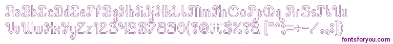 Green Avocado Hollow Font – Purple Fonts