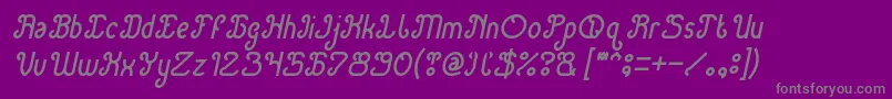 fuente Green Avocado Italic – Fuentes Grises Sobre Fondo Morado