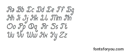 フォントGreen Avocado Italic