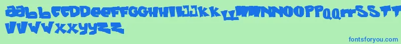 More about Green Days Font Green Days Font – Blue Fonts on Green Background