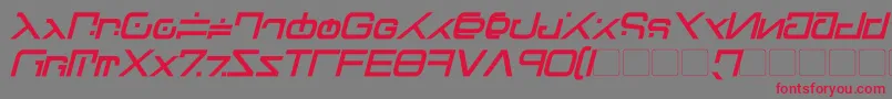 More about Green Martian Bold Italic Font Green Martian Bold Italic Font – Red Fonts on Gray Background