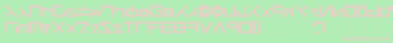 Green Martian Bold Font – Pink Fonts on Green Background