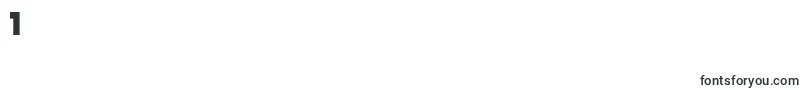 フォントGreen Strand – フォント数字1