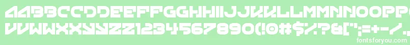 Шрифт Green Strand – белые шрифты на зелёном фоне