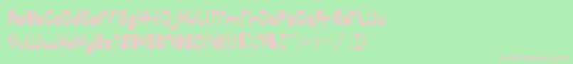 Więcej informacji o czcionce GREEN TEA Czcionka GREEN TEA – różowe czcionki na zielonym tle