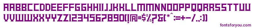 GREENLAND-fontti – violetit fontit