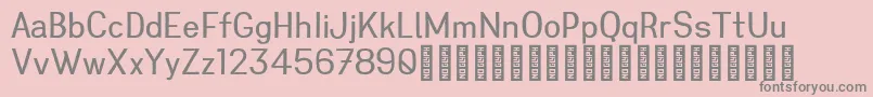 Greenstyle Personal Use Only Regular Font – Gray Fonts on Pink Background