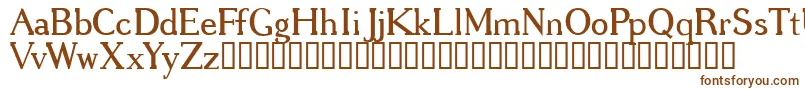 GREGRG   Font – Brown Fonts on White Background