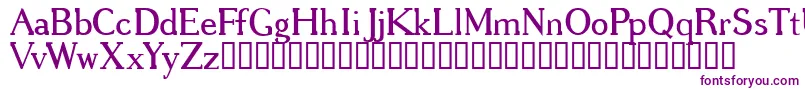 GREGRG   Font – Purple Fonts on White Background