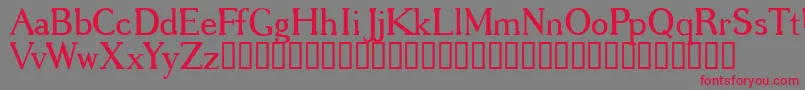 GREGRG   Font – Red Fonts on Gray Background