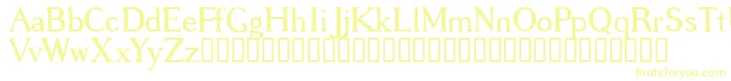 GREGRG   Font – Yellow Fonts on White Background