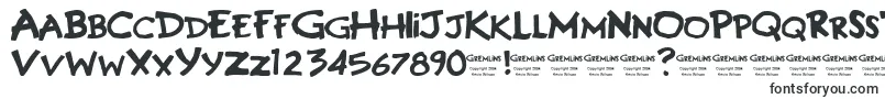 Шрифт GREMLINS – шрифты, начинающиеся на G