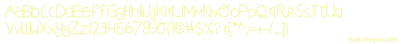 Kbearthquake Font – Yellow Fonts
