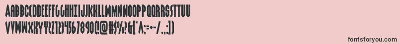 grendelsmother Font – Black Fonts on Pink Background