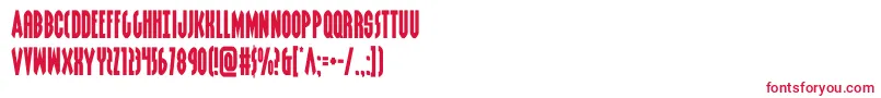 grendelsmother Font – Red Fonts on White Background