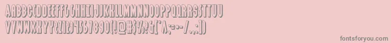 Подробнее о шрифте grendelsmother3d Шрифт grendelsmother3d – серые шрифты на розовом фоне