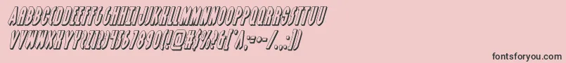 grendelsmother3dital Font – Black Fonts on Pink Background