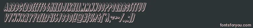 grendelsmother3dital Font – Pink Fonts on Black Background