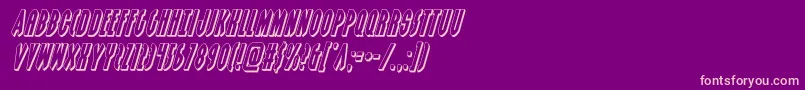 grendelsmother3dital Font – Pink Fonts on Purple Background