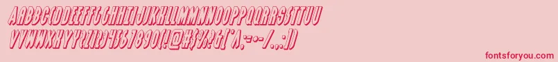 grendelsmother3dital Font – Red Fonts on Pink Background