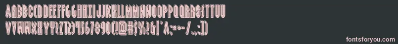 grendelsmotherbevel Font – Pink Fonts on Black Background