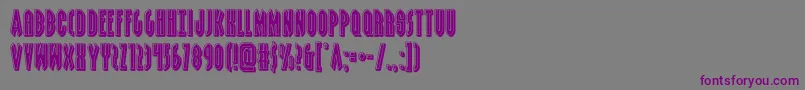 grendelsmotherbevel Font – Purple Fonts on Gray Background