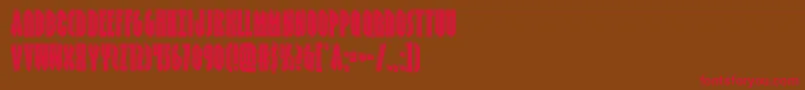 grendelsmotherbevel Font – Red Fonts on Brown Background