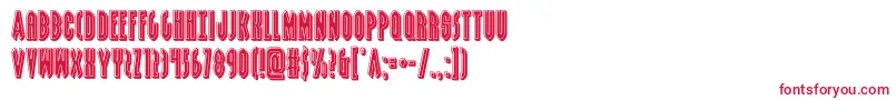 grendelsmotherbevel Font – Red Fonts on White Background