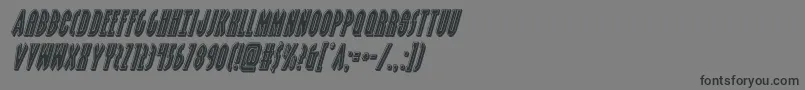 grendelsmotherbevelital Font – Black Fonts on Gray Background