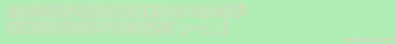 grendelsmotherengrave Font – Pink Fonts on Green Background