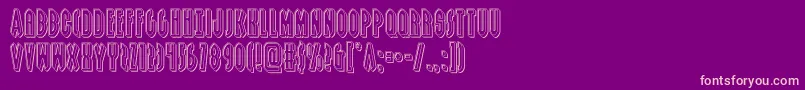 grendelsmotherengrave Font – Pink Fonts on Purple Background