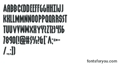 grendelsmotherexpand font – rough Fonts