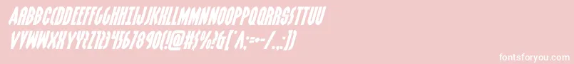 grendelsmotherexpandital Font – White Fonts on Pink Background