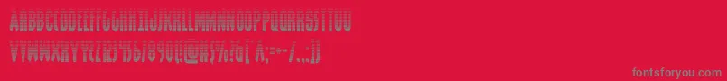 grendelsmothergrad Font – Gray Fonts on Red Background