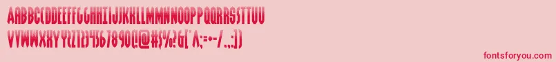 grendelsmotherhalf Font – Red Fonts on Pink Background
