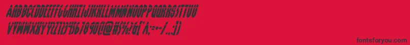 grendelsmotherlaserital Font – Black Fonts on Red Background