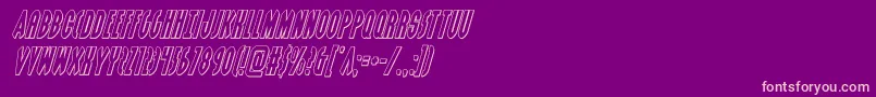grendelsmotheroutital Font – Pink Fonts on Purple Background