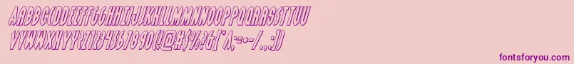 grendelsmotheroutital Font – Purple Fonts on Pink Background